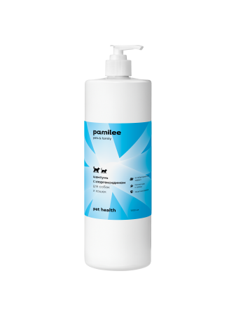 Шампунь с хлоргексидином 1000 ml Pet Health shampoo pamilee